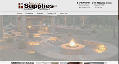 Desktop Screenshot of mauricebuildingsupplies.com