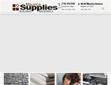 Tablet Screenshot of mauricebuildingsupplies.com